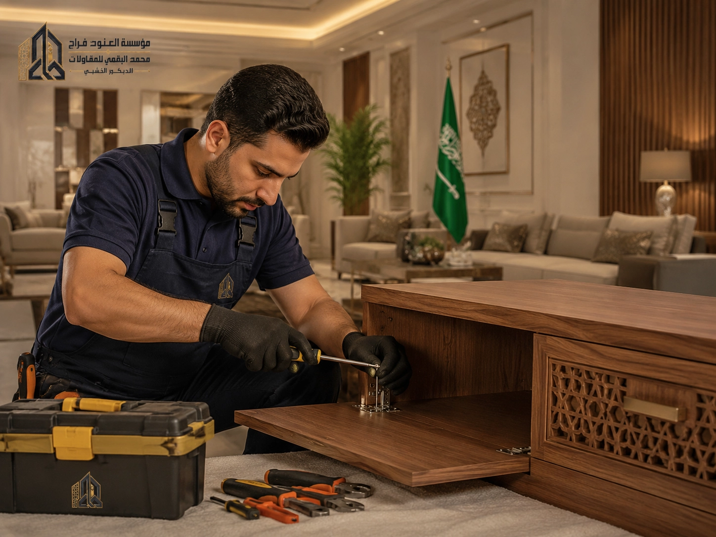 صيانة وتصليح الأثاث المنزلي في الرياض من مؤسسة العنود للديكور الخشبي